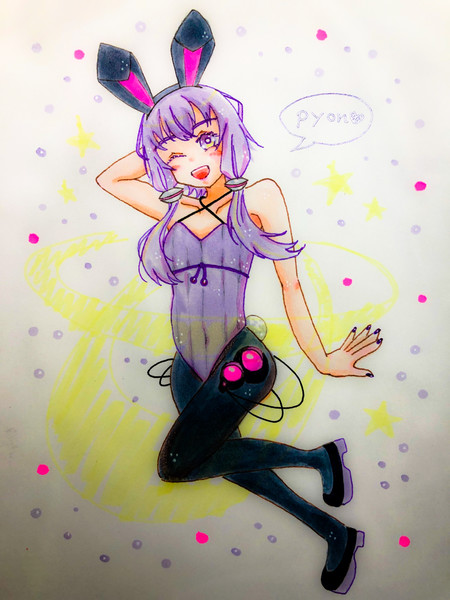 ゆかりさん うさぴょんのすがた 夕立p さんのイラスト ニコニコ静画 イラスト