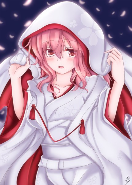 白無垢幽々子様 イブ さんのイラスト ニコニコ静画 イラスト
