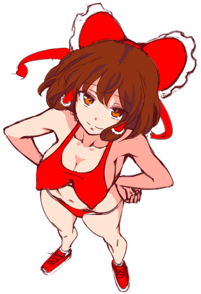 俯瞰陸ユニ霊夢 はなづか さんのイラスト ニコニコ静画 イラスト