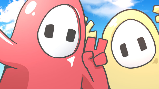 顔変換アプリを使って自撮りをするfall Guys 万手観音 さんのイラスト ニコニコ静画 イラスト