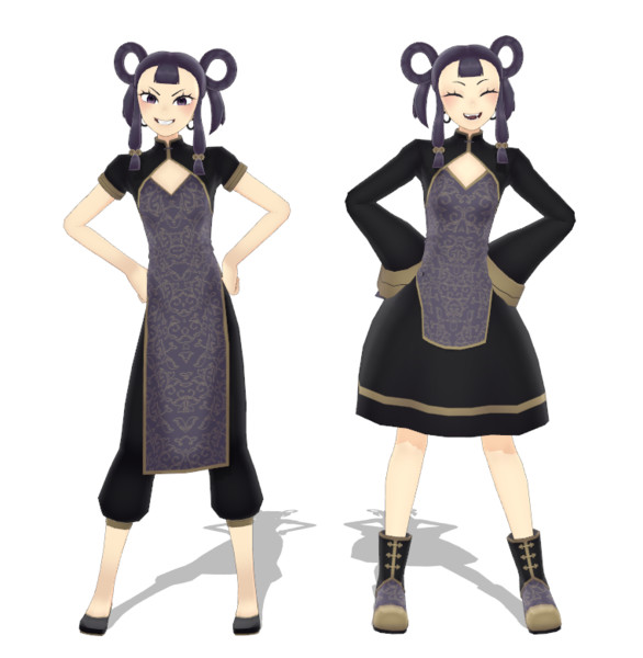 Mmd チャイナ娘更新しました モデル配布 遣瀬 ナイ さんのイラスト ニコニコ静画 イラスト