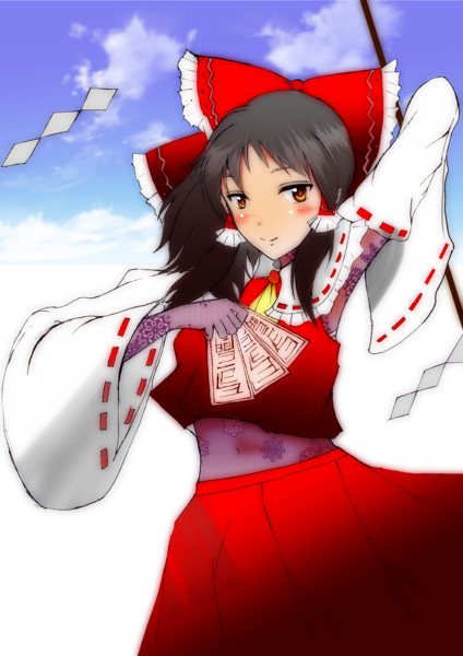東方 脇巫女さん Xelvis さんのイラスト ニコニコ静画 イラスト