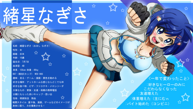 緒星なぎさ16歳バージョン プロフィール更新 San さんのイラスト ニコニコ静画 イラスト
