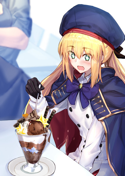 キャストリアと種火チョコパフェ 米酒 さんのイラスト ニコニコ静画 イラスト