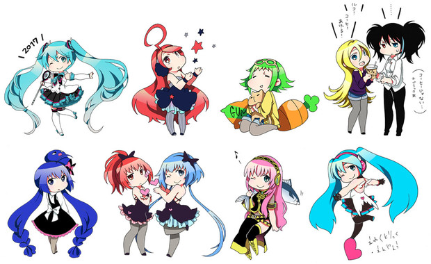 ちまいボカロutau集合 浅井麻 さんのイラスト ニコニコ静画 イラスト