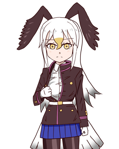上着をはだけるハクトウワシさん 七ヶ浜コンボイ さんのイラスト ニコニコ静画 イラスト