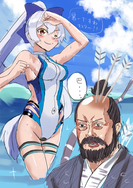水着巴ちゃん はるとろ さんのイラスト ニコニコ静画 イラスト