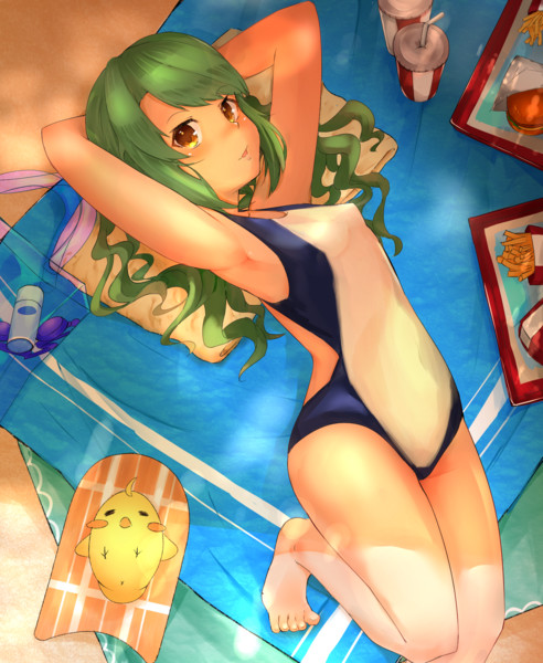 競泳水着ラングレー先生 しじゃむ さんのイラスト ニコニコ静画 イラスト