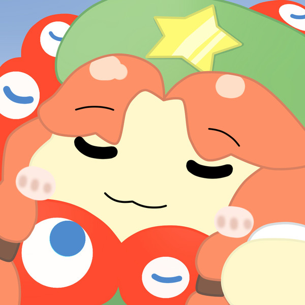 ぷにぷにを抱き枕にお昼寝する美鈴 Chai さんのイラスト ニコニコ静画 イラスト