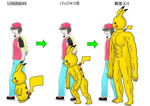 俺のピカチュウが格闘タイプの技しか使わないんだが のんねむ Nonname さんのイラスト ニコニコ静画 イラスト