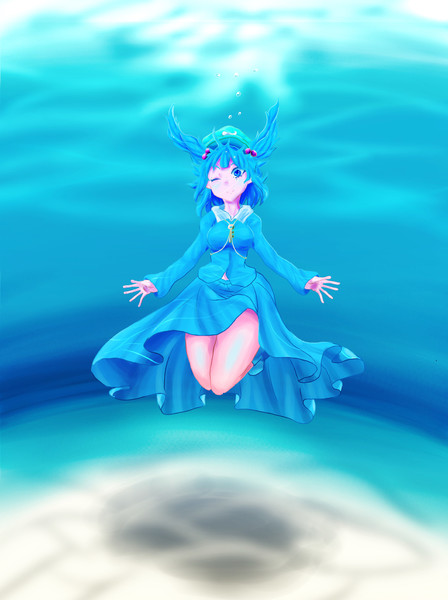水の中で 星み酉 さんのイラスト ニコニコ静画 イラスト