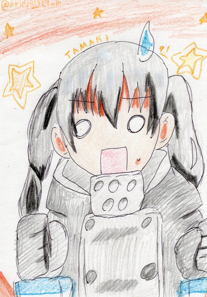 ポカーンなタマキちゃん 雪風 荒らし中傷厳禁のすがた さんのイラスト ニコニコ静画 イラスト