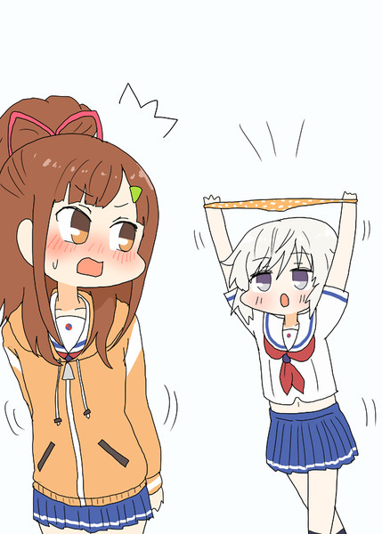 メイちゃんの忘れ物を持ってきてくれるタマちゃん あすにゃん さんのイラスト ニコニコ静画 イラスト