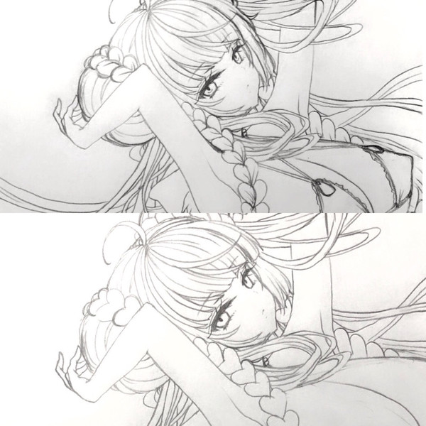アナログ ラフ画 差分 Pixivfanbox アズールレーン フォーミダブル Mktr さんのイラスト ニコニコ静画 イラスト