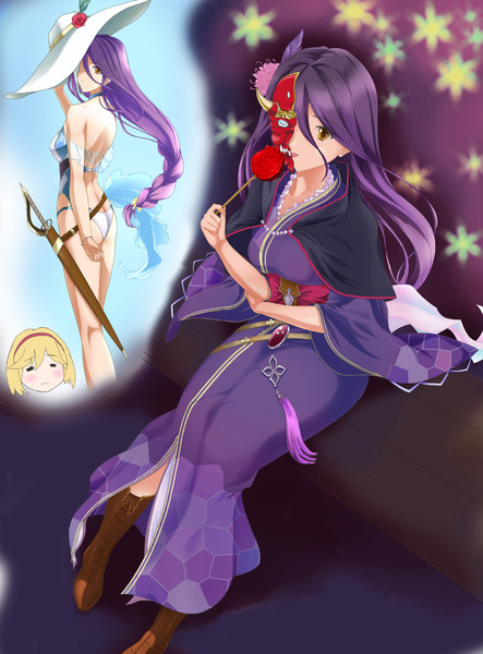浴衣ロザミアさん うなたま さんのイラスト ニコニコ静画 イラスト