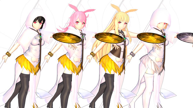 Fate Mmd ワルキューレ３姉妹 量産型 モデル配布 Jean さんのイラスト ニコニコ静画 イラスト