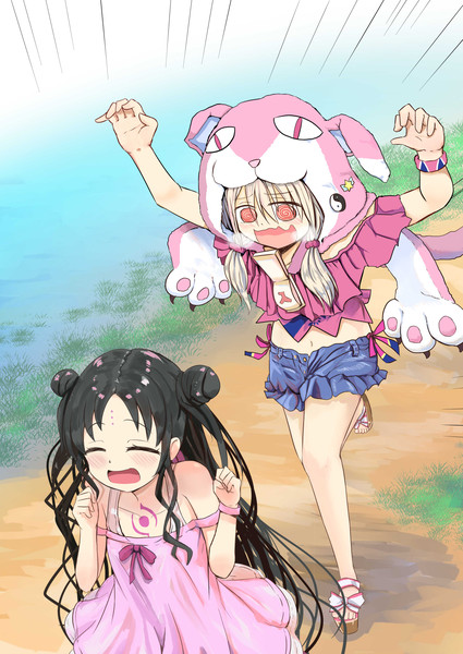 追いかけっこ カオス 不明生物にゃ さんのイラスト ニコニコ静画 イラスト