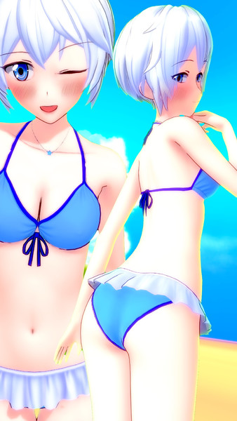 水着姿のアナスタシア スイカ さんのイラスト ニコニコ静画 イラスト