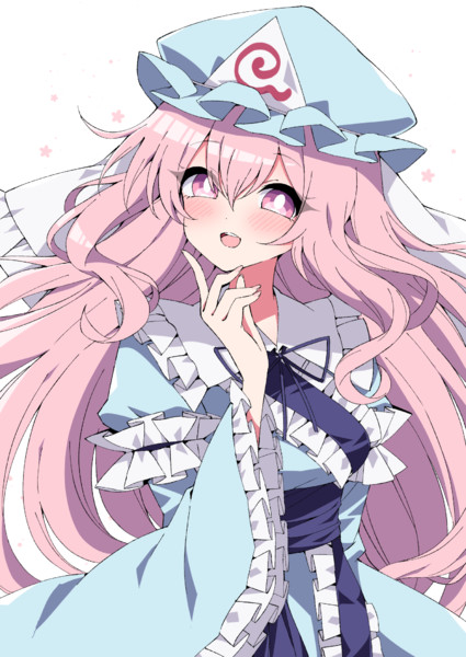 ロング幽々子 つきみりん さんのイラスト ニコニコ静画 イラスト