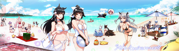 アズールレーン 3周年 鍵山 Clave さんのイラスト ニコニコ静画 イラスト