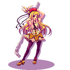 鉄パイプ娘 ドット絵 X X さんのイラスト ニコニコ静画 イラスト