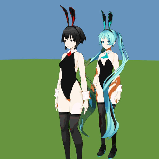 バニーの馬跳び 呉石 さんのイラスト ニコニコ静画 イラスト