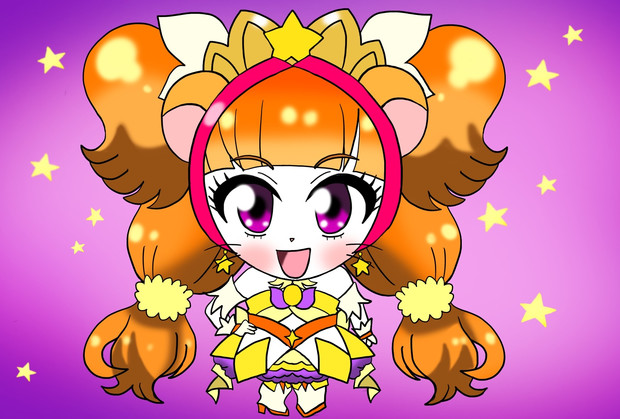 小さくなってもきらめく星のプリンセス ハムスターキュアトゥインクル 絵描きの冒険者katosan さんのイラスト ニコニコ静画 イラスト