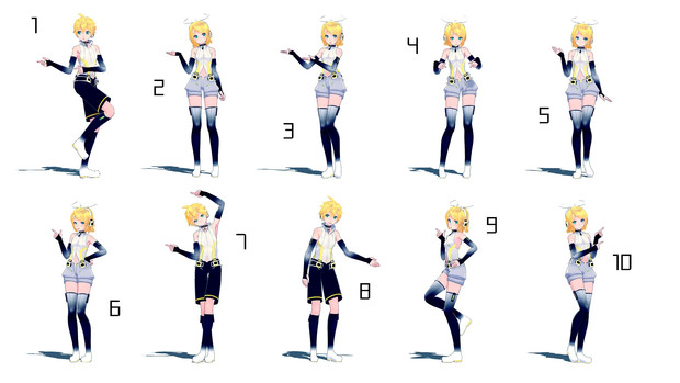 Mmdポーズ配布 ポーズ28 じぶん さんのイラスト ニコニコ静画 イラスト