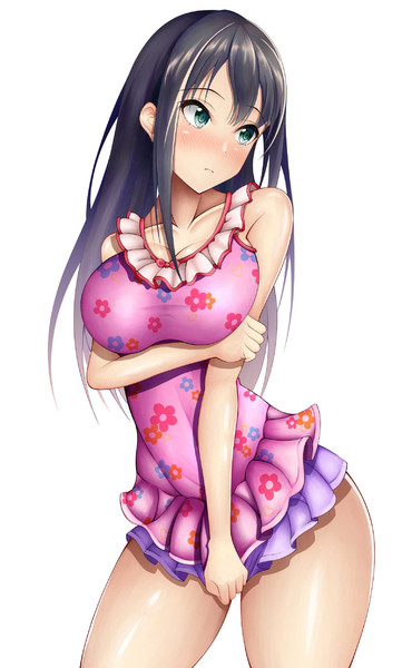 お題箱より 柳瀬美由紀 夏色ｶﾞｰﾙ特訓前 の水着を着た渋谷凛 百間 さんのイラスト ニコニコ静画 イラスト