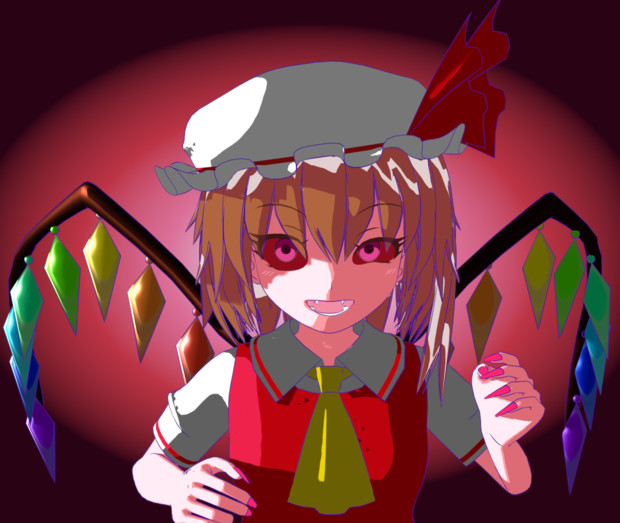 Blender フランちゃん 途中 東方 075 さんのイラスト ニコニコ静画 イラスト