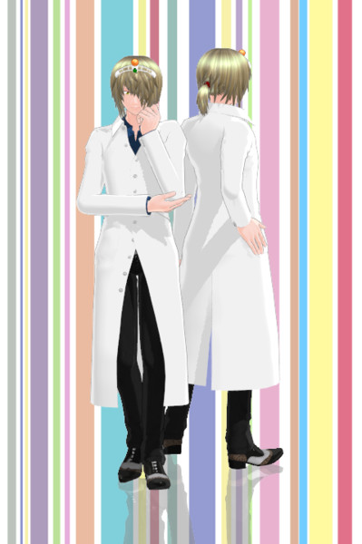 Mmd斉ps 斉木空助 白衣 ポニテ ｍｄ さんのイラスト ニコニコ静画 イラスト
