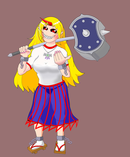 星熊勇儀 ドラクエ装備 鈴木知之 さんのイラスト ニコニコ静画 イラスト