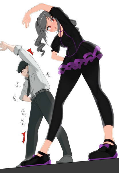蘭子と武内pの準備体操 Ygbhjdbiulsg さんのイラスト ニコニコ静画 イラスト