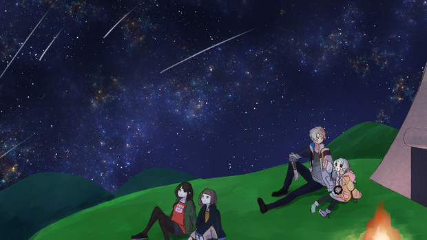 テーマ絵 星空キャンプ まっぷ さんのイラスト ニコニコ静画 イラスト