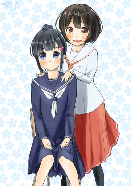 うちの子ツーショット / しおま さんのイラスト - ニコニコ静画 (イラスト)