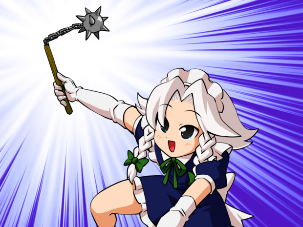 打撃武器咲夜 じくも おおいやくみ さんのイラスト ニコニコ静画 イラスト