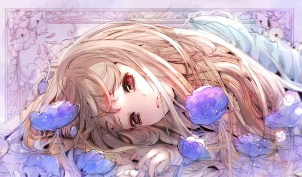 少女の涙 こもりひっき 幻想少女絵 さんのイラスト ニコニコ静画 イラスト