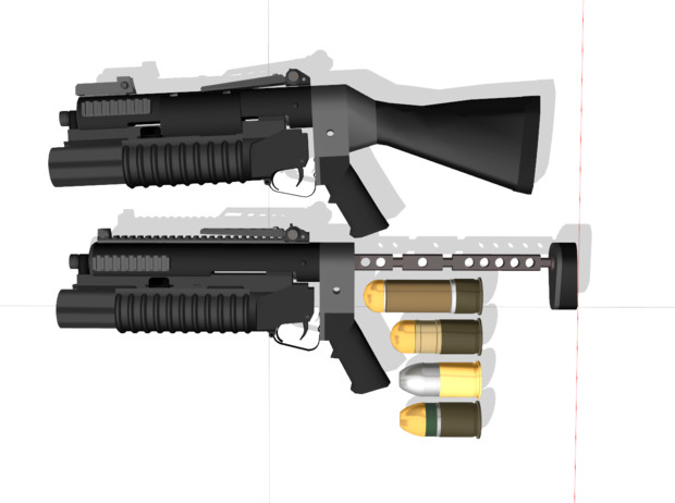 グレネードランチャーCAW M203 CQB