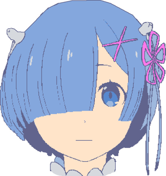 レムたんのドット絵ンゴ メープルりんご さんのイラスト ニコニコ静画 イラスト