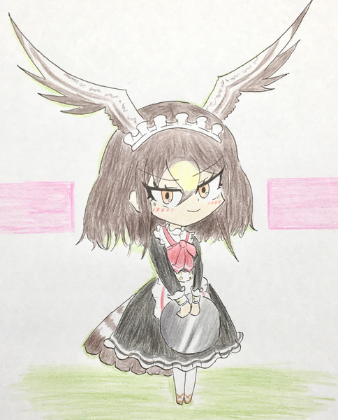 オオタカちゃんのメイド服 かなめだ さんのイラスト ニコニコ静画 イラスト