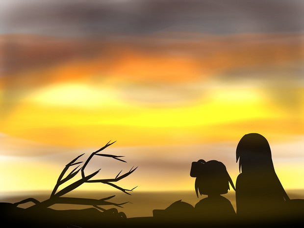 夕日で黄昏れるさなみょん 白田 忍 さんのイラスト ニコニコ静画 イラスト