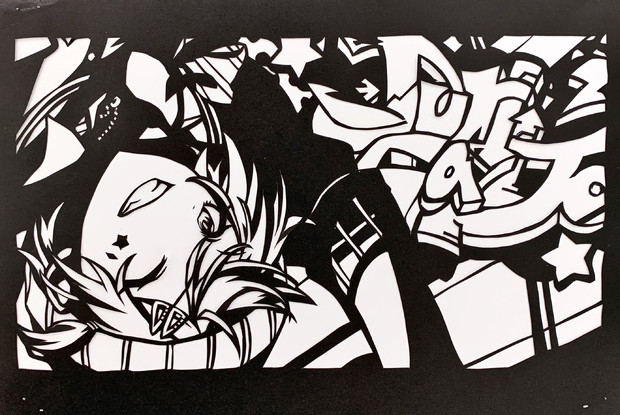 秋陽のスケッチ 西城樹里 切り絵 あお さんのイラスト ニコニコ静画 イラスト