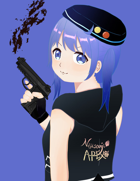 銃を構えるちーちゃん 峰秋しろ さんのイラスト ニコニコ静画 イラスト