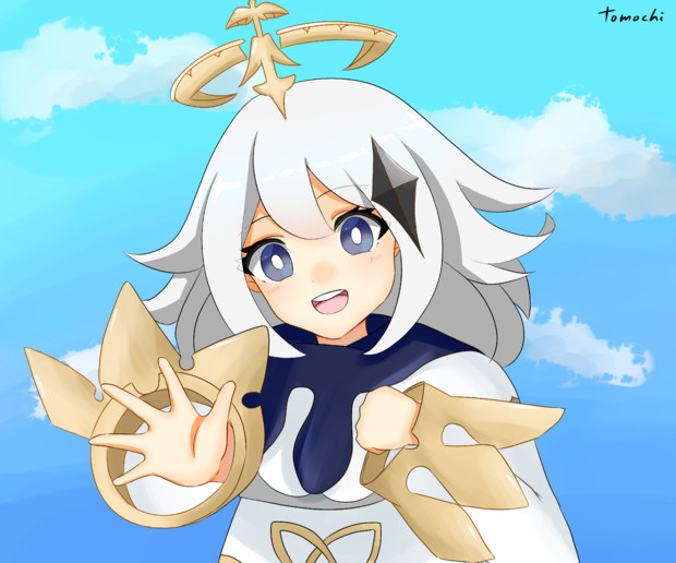 パイモン 原神 兎餅 Tomochi さんのイラスト ニコニコ静画 イラスト