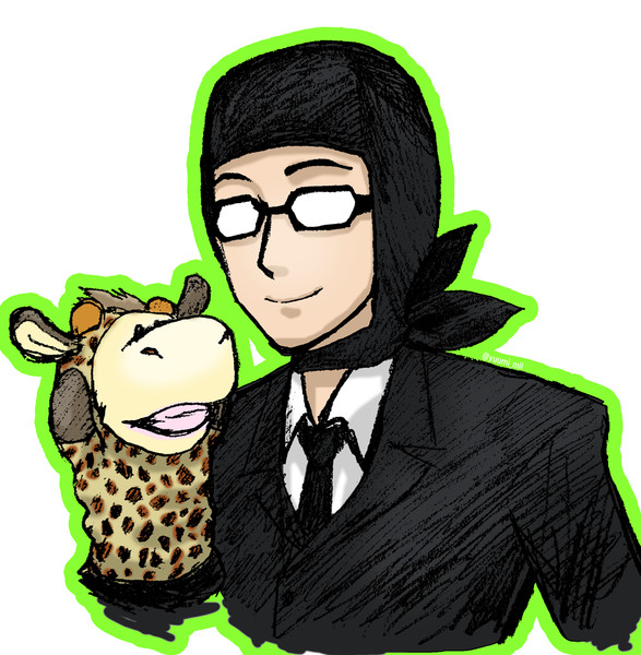 コラボ 記念で描いたガッチマン キリン 弓羽弥 さんのイラスト ニコニコ静画 イラスト