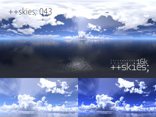Hdr形式あり Skies 043 16k8k 8k4kスカイドーム素材配布 Aokcub さんのイラスト ニコニコ静画 イラスト
