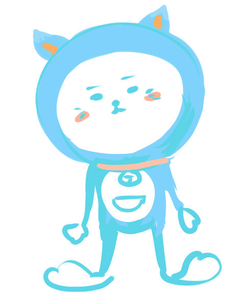 未来の世界のネコ型ロボット かざあな さんのイラスト ニコニコ静画 イラスト