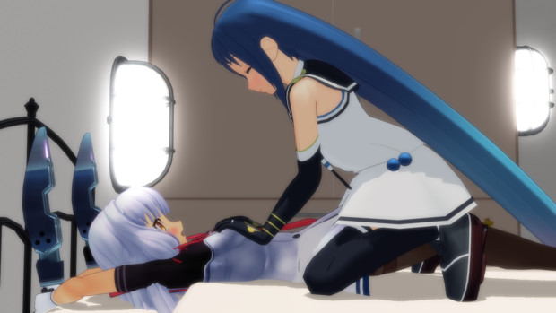 叢雲の上で馬乗りになる五月雨 たいりょう さんのイラスト ニコニコ静画 イラスト