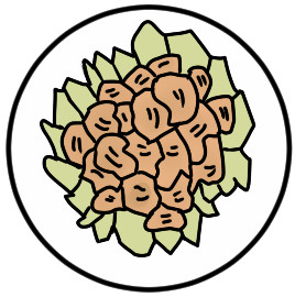 クソ犬 に出てくるからあげ正面素材 Png さまよ い 二代目 絵垢 さんのイラスト ニコニコ静画 イラスト