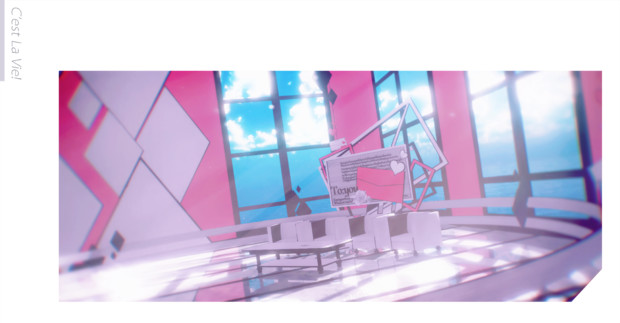 Mmdステージ配布あり 自律ラブレター 告白式 椛暗 さんのイラスト ニコニコ静画 イラスト
